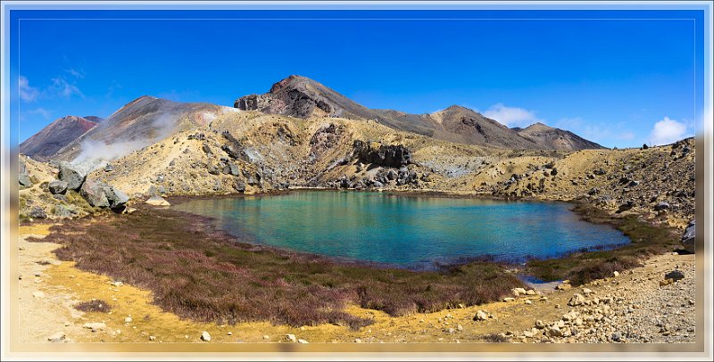 Emerald Lake Pano1.jpg - Emerald Lake, Tongariro National Park. Panorama 13848 x 6645 pixels.